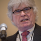 Peter Brimelow, founder of vdare.com, speaks to supporters at an Alt Right conference hosted by the National Policy Institute in Washington, DC, on November 18, 2016